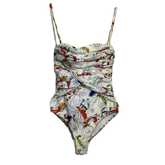 Salvatore Ferragamo Other - Salvatore Ferragamo womens bathingsuit one piece size 40 Flawed BW